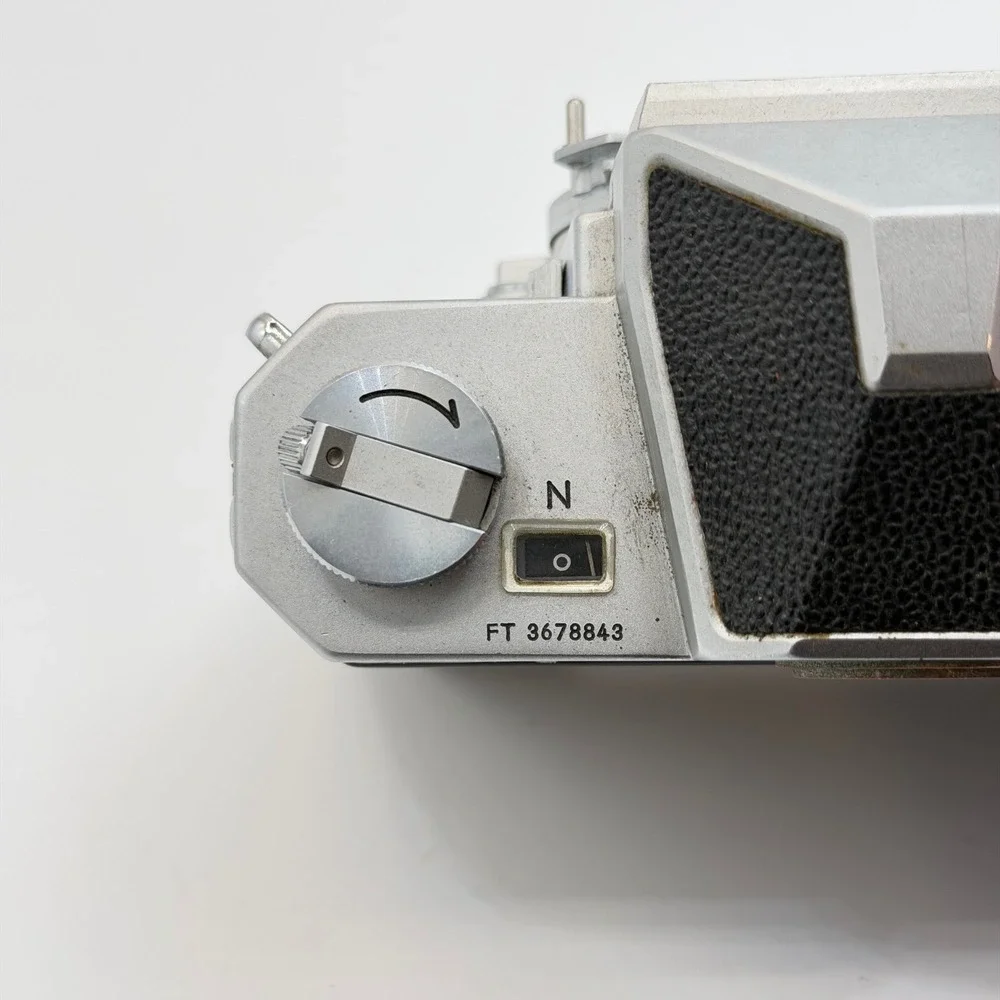 Nikon Nikkormat FTN 35mm SLR Film Camera Body Silver Made in Japan FTN 3678843